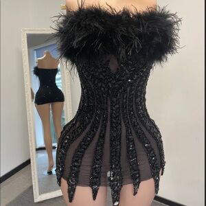 Feather dress